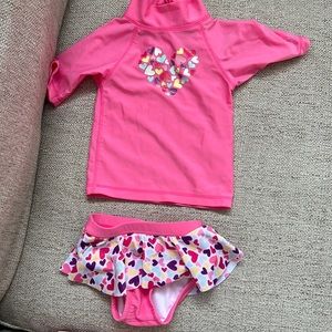 Two piece 12-18m bathing suit